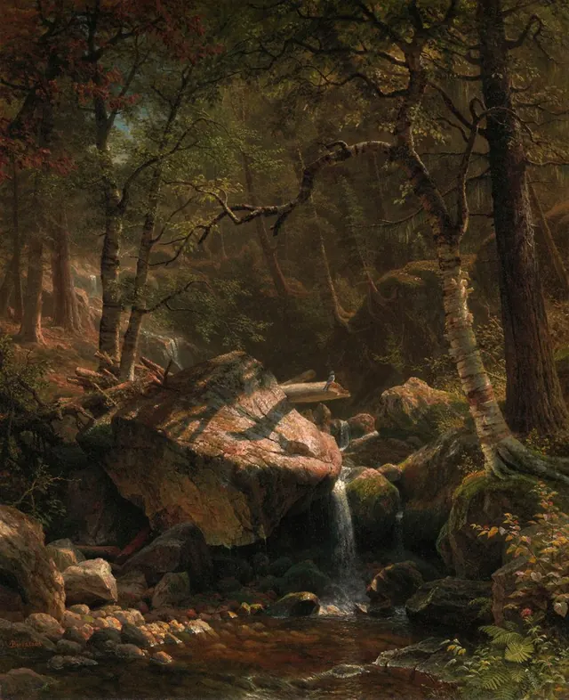 Mountain Brook — Albert Bierstadt