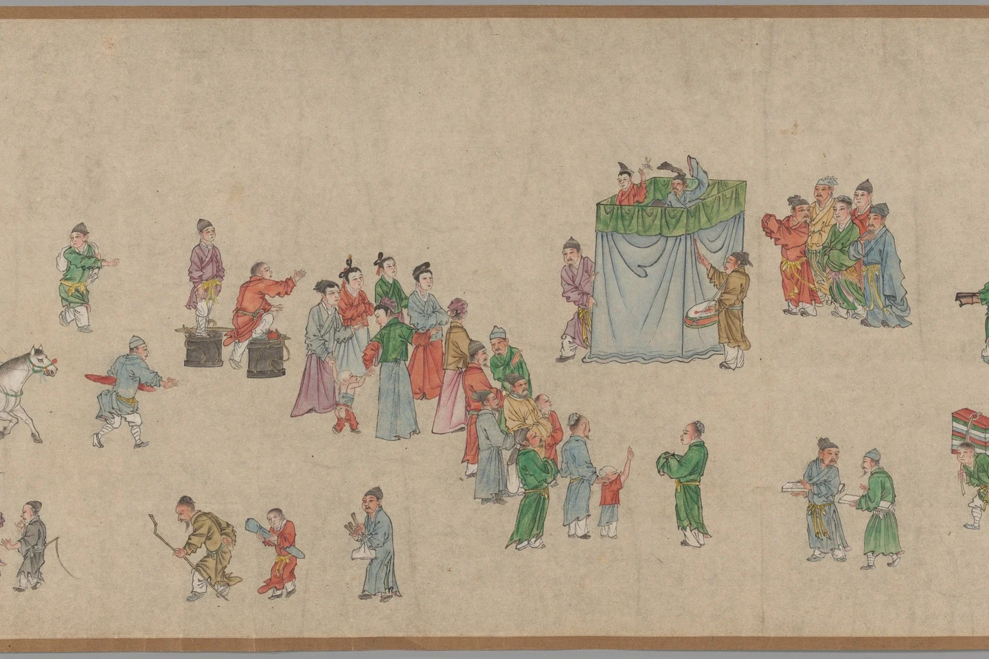 Street Scenes in Times of Peace 太平風會圖 — Zhu Yu