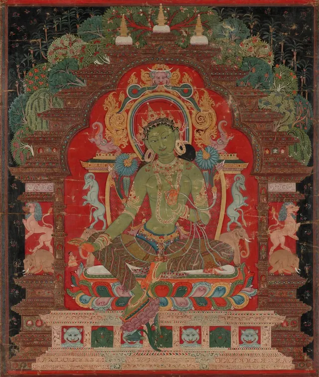 Green Tara — Attributed to Aniko