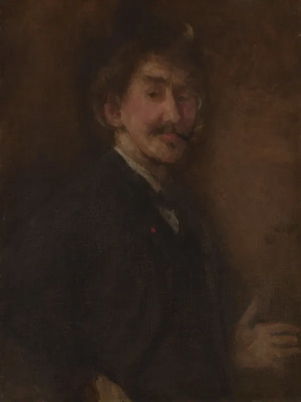 «Золотое и коричневое». Автопортрет, около 1896–1898.