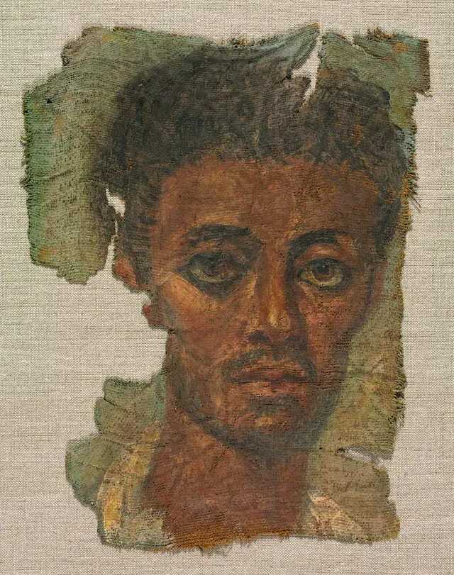 Funerary Panel of a Man — Unidentified painters of Roman Egypt