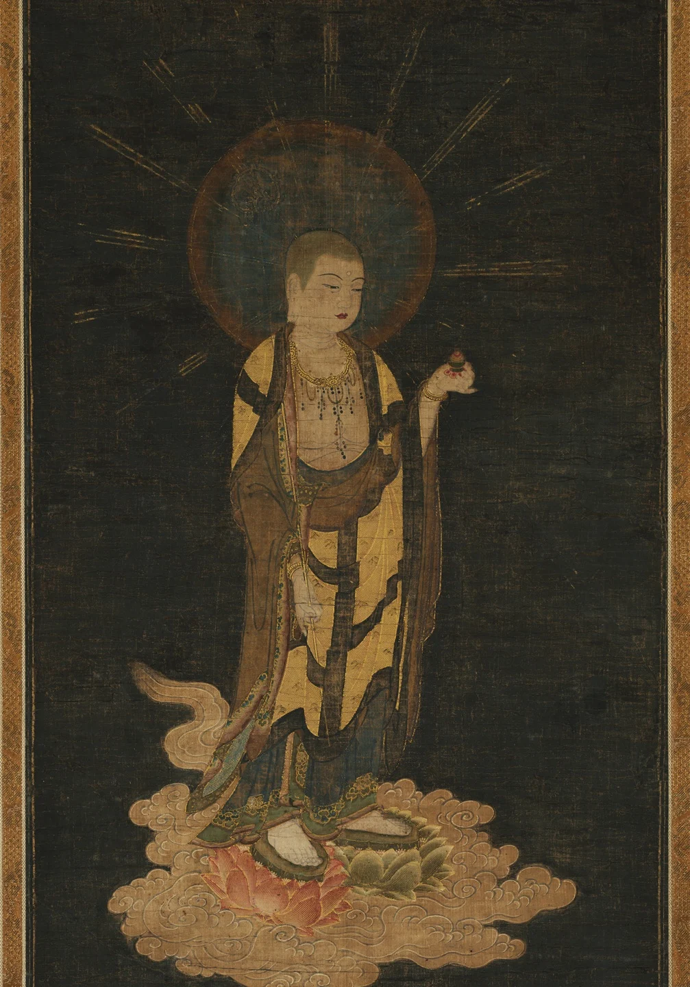 Welcoming Descent of Jizō — Unidentified Japanese painters