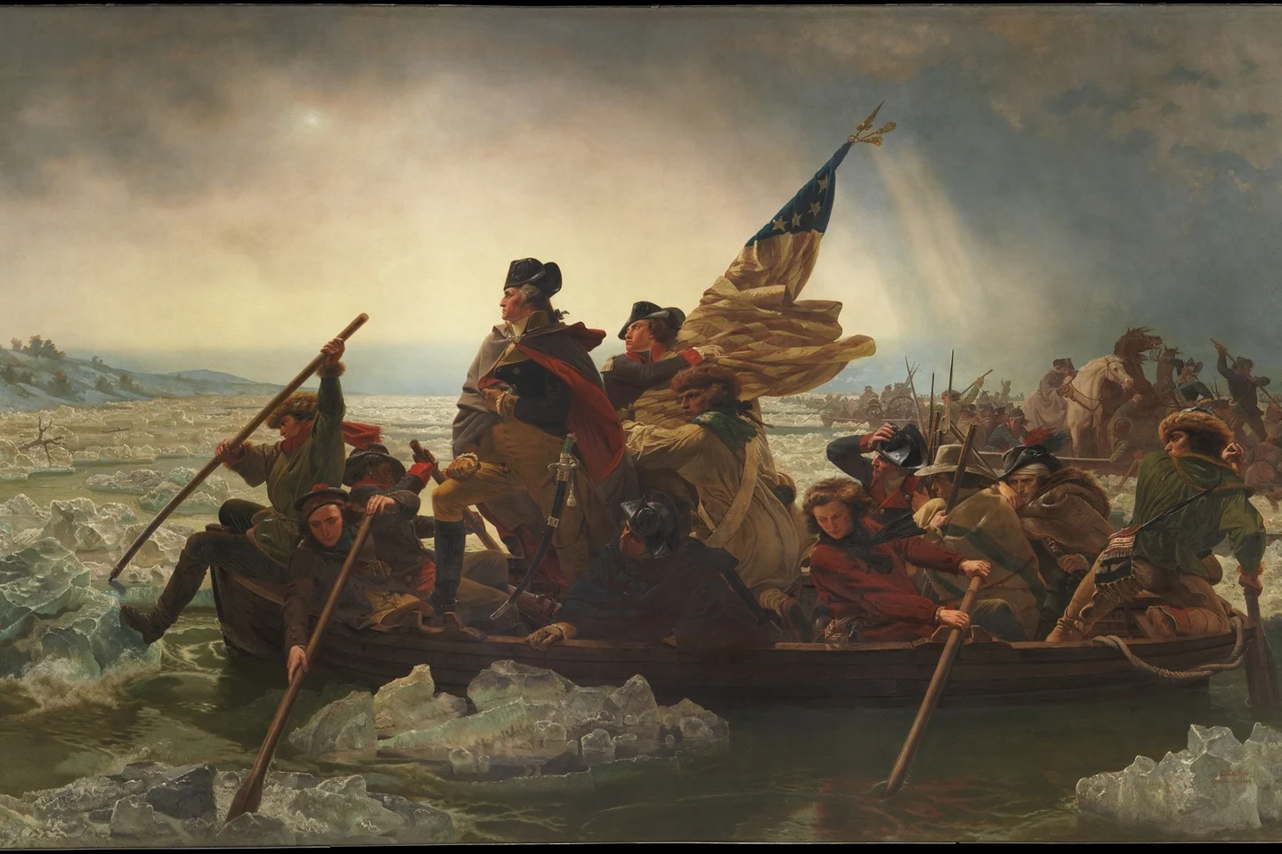 Washington Crossing the Delaware — Emanuel Leutze