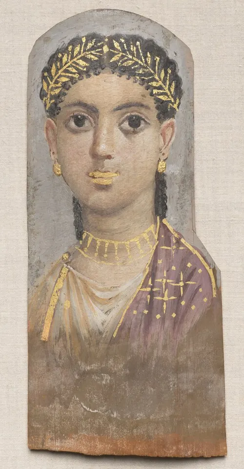 Funerary Portrait of a Young Girl — Unidentified painters of Roman Egypt