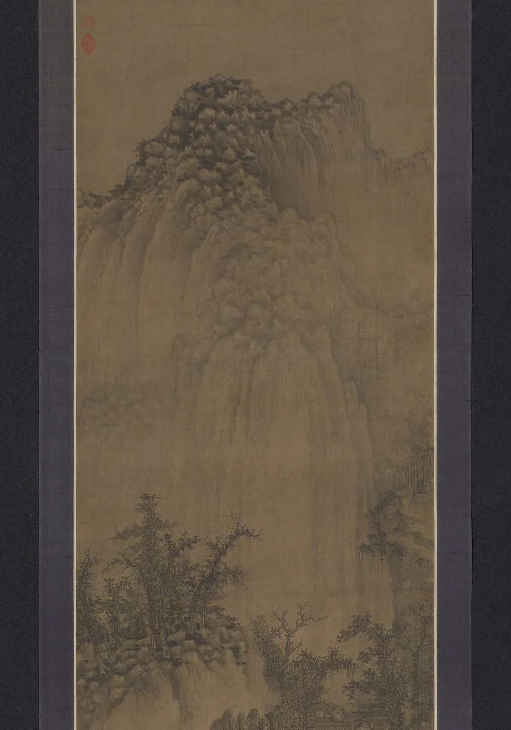Buddhist Retreat by Stream and Mountains — Juran