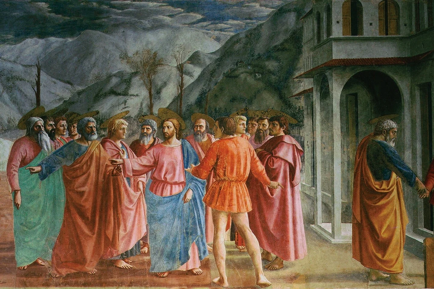The Tribute Money — Masaccio