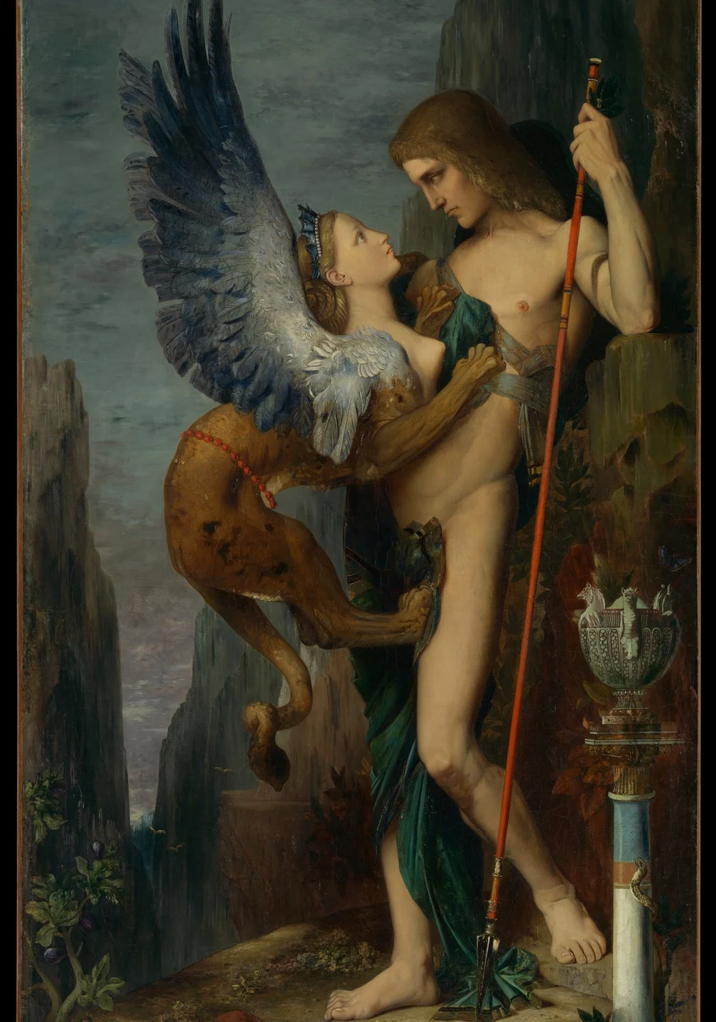 Oedipus and the Sphinx — Gustave Moreau
