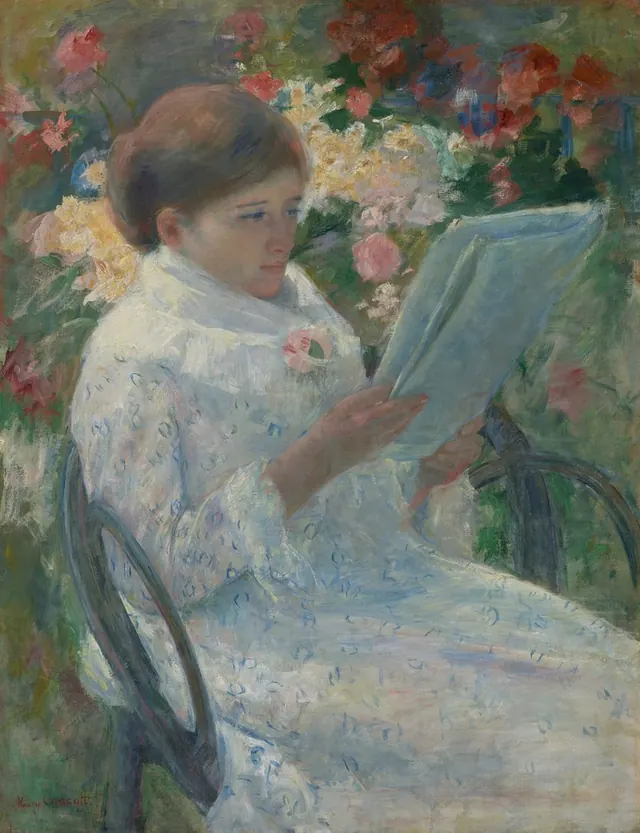 On a Balcony — Mary Cassatt