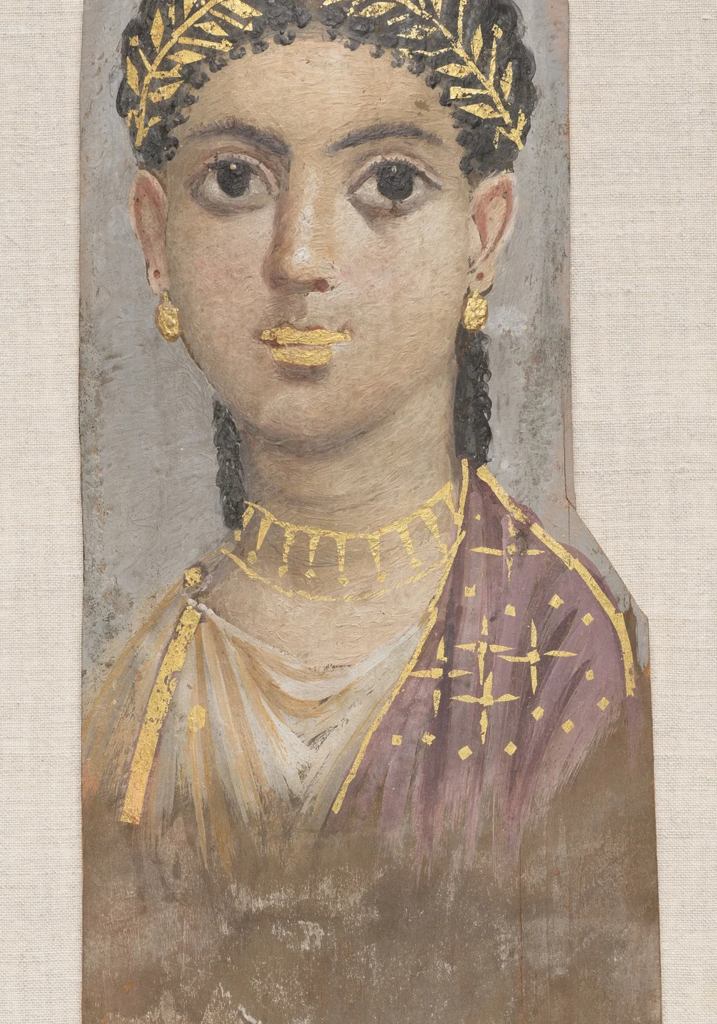Funerary Portrait of a Young Girl — Unidentified painters of Roman Egypt