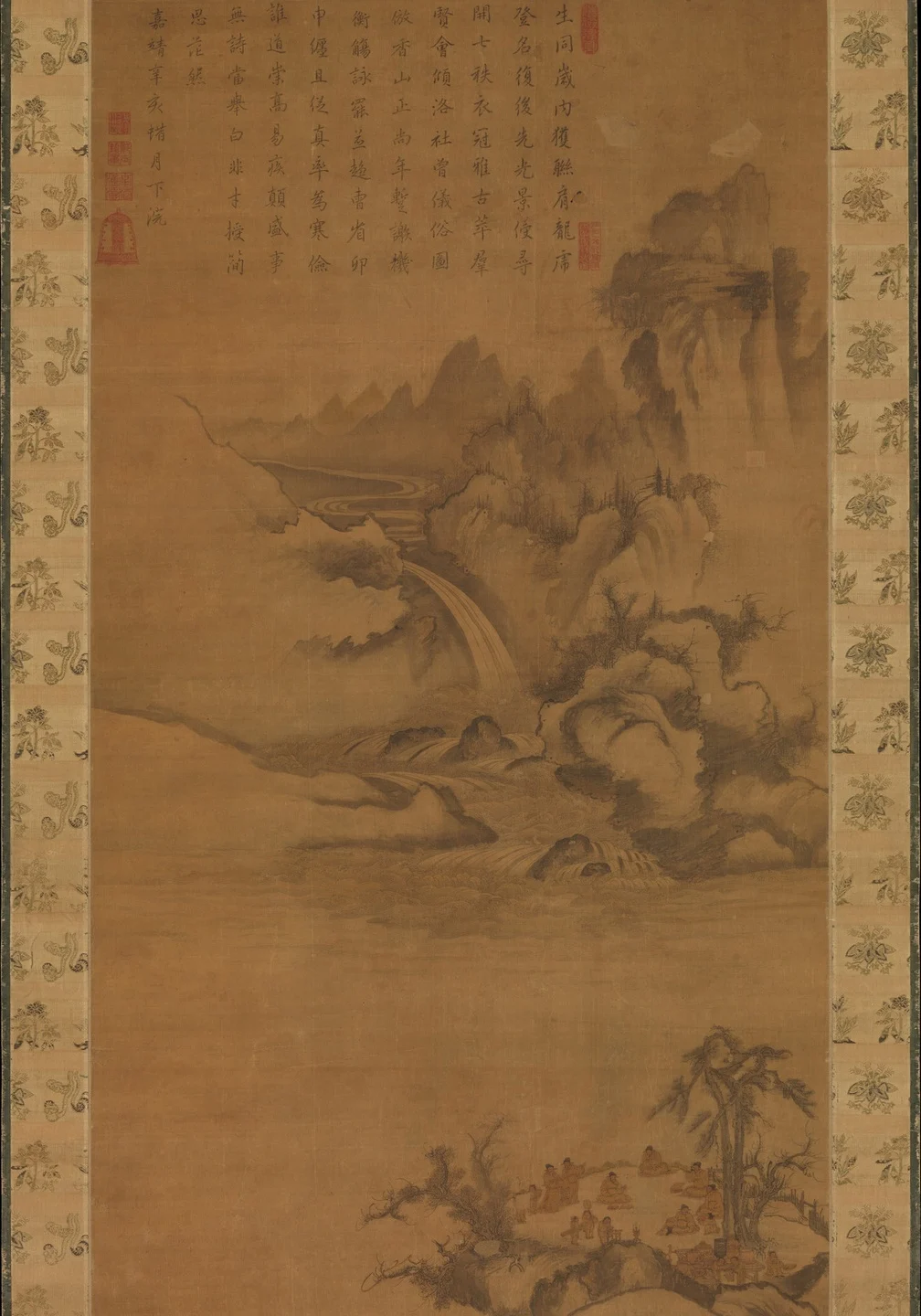 Gathering of government officials — Unidentified Korean painters