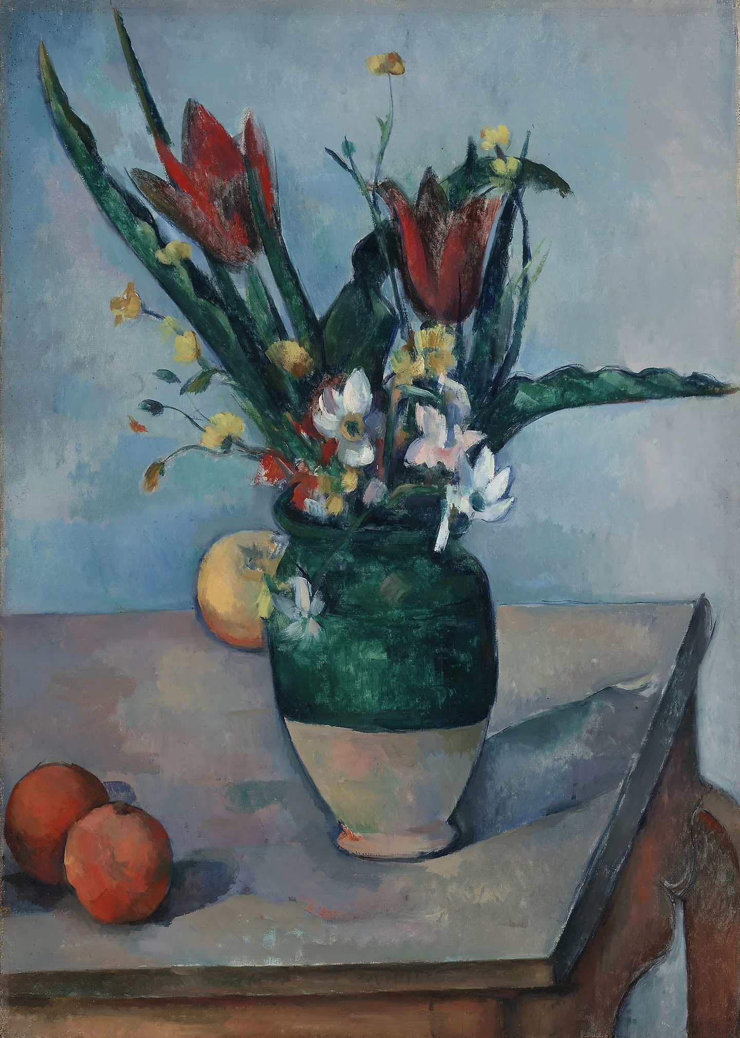 The Vase of Tulips — Paul Cezanne