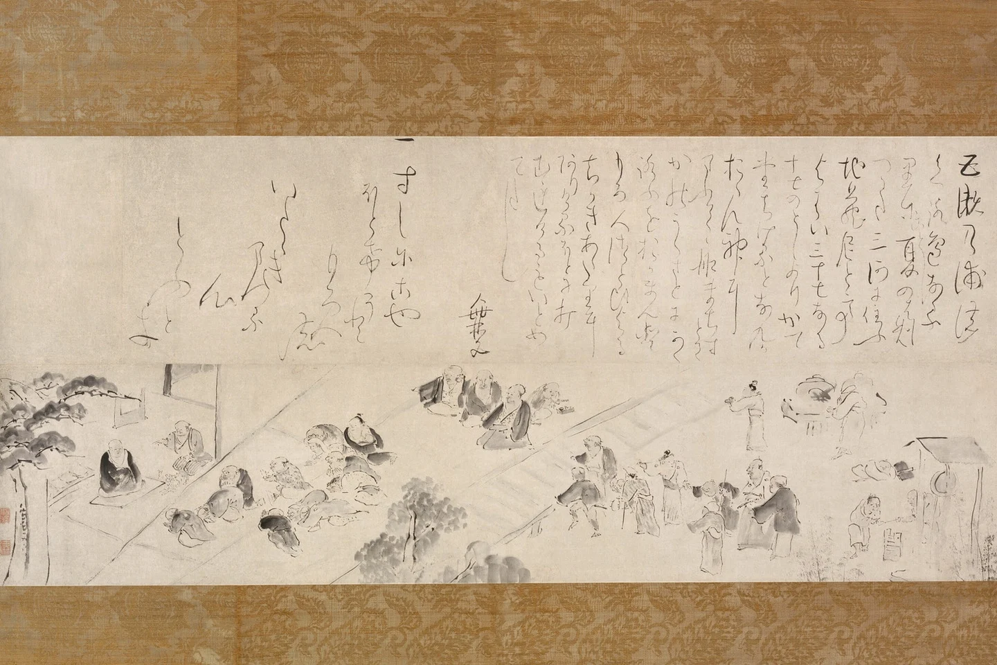 Group Pilgrimage to the Jizo Nun — Ike Taiga