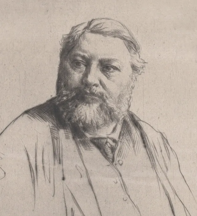 Marcellin Desboutin. Posthumous portrait, 1878.