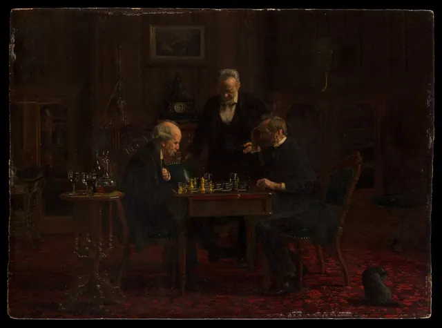 The Chess Players — Thomas Eakins