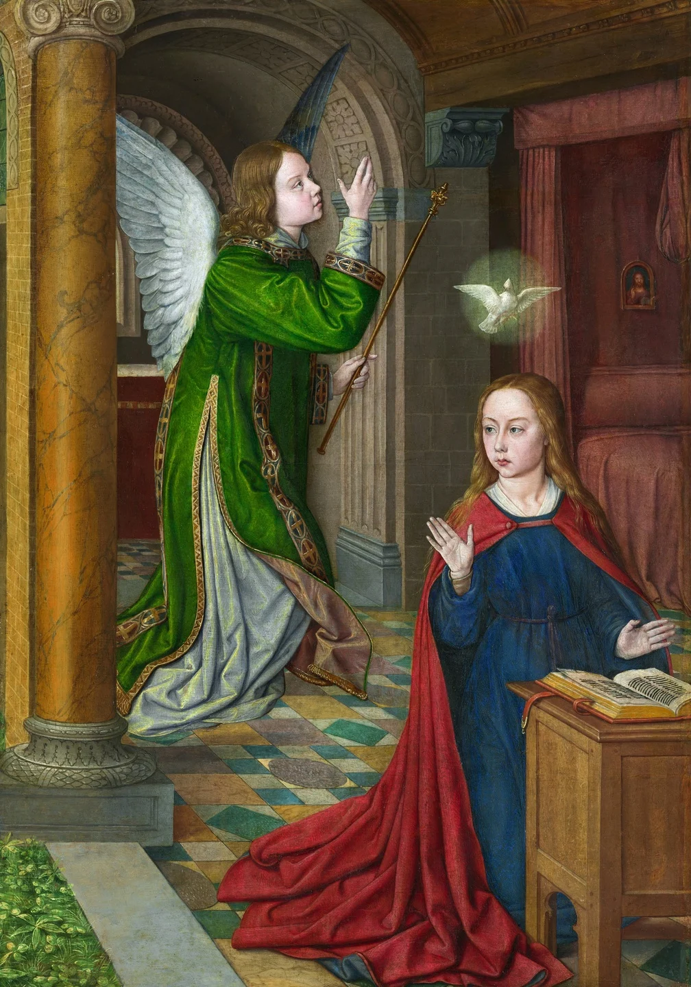 The Annunciation — Jean Hey, Master of Moulins