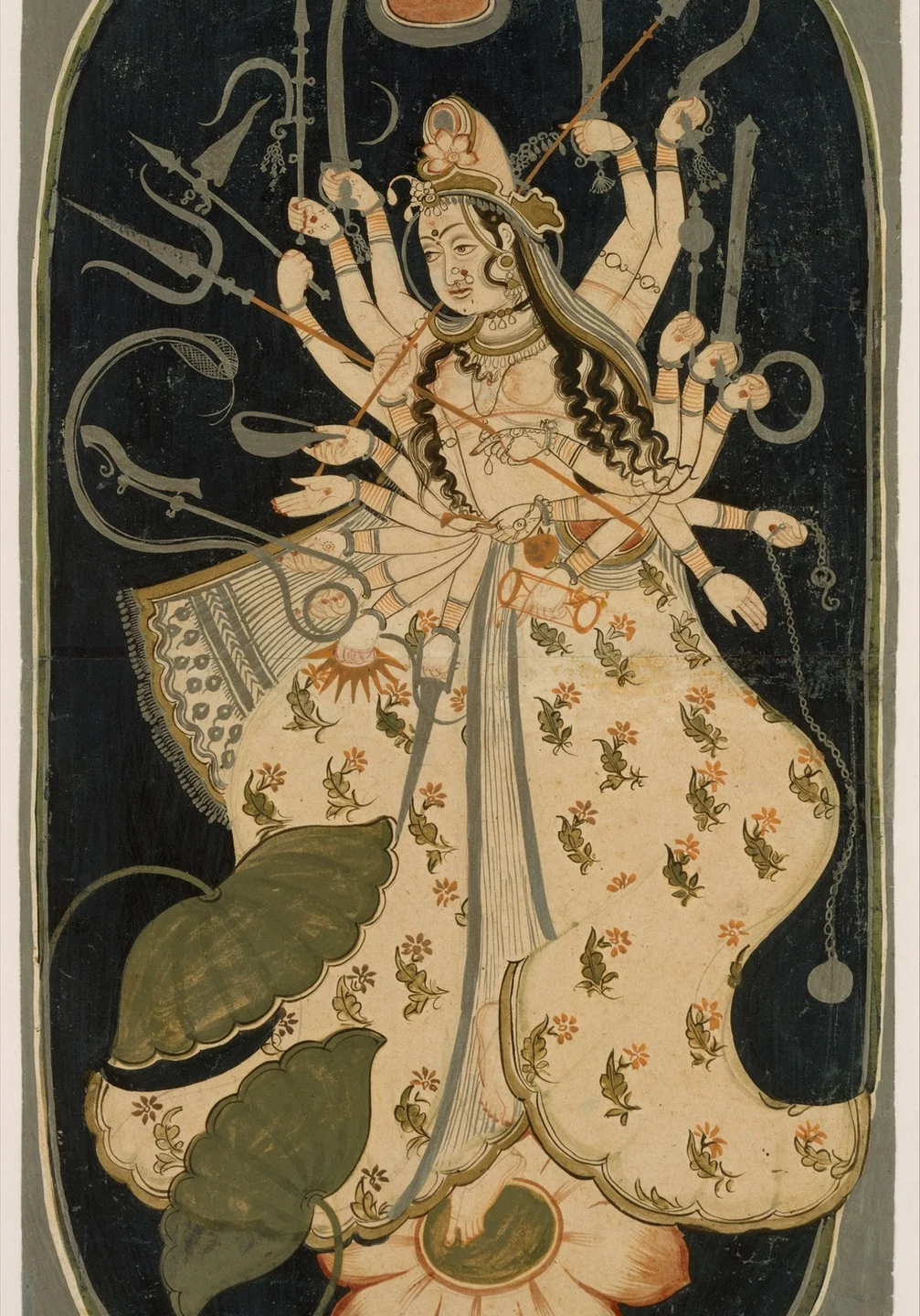 Mahadevi, the Great Goddess — Unidentified Bikaner painter