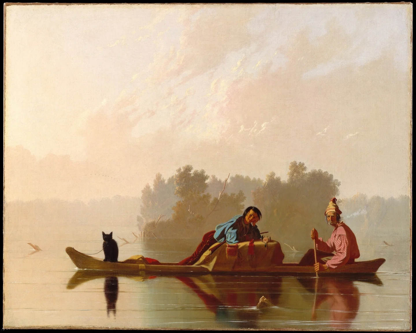 Fur Traders Descending the Missouri — George Caleb Bingham