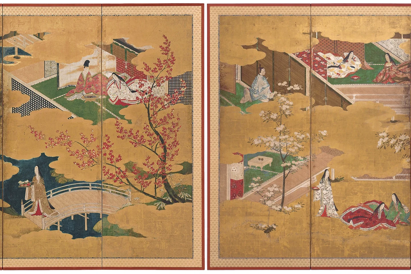 The Tale of Genji — Unidentified Japanese painters