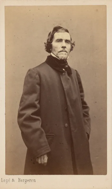 Legé & Bergeron. Photographic portrait, about the 1860s.