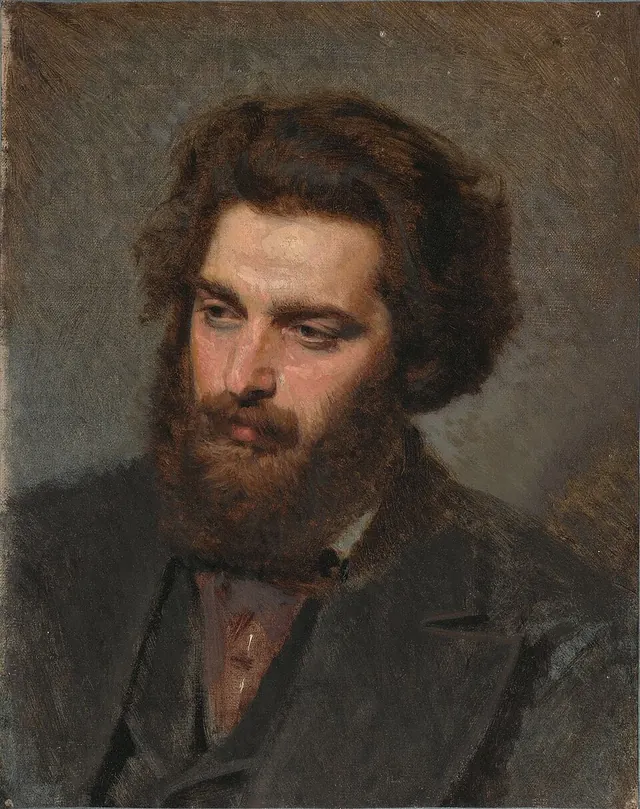 Ivan Kramskoy. Portrait of Arkhip Kuindzhi, 1872.