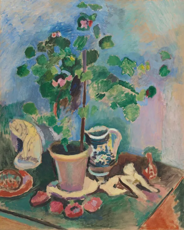 Still Life with Geranium — Henri Matisse