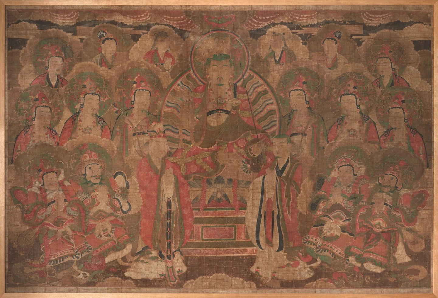 Ksitigarbha Bodhisattva with Assembly — Unidentified Korean painters