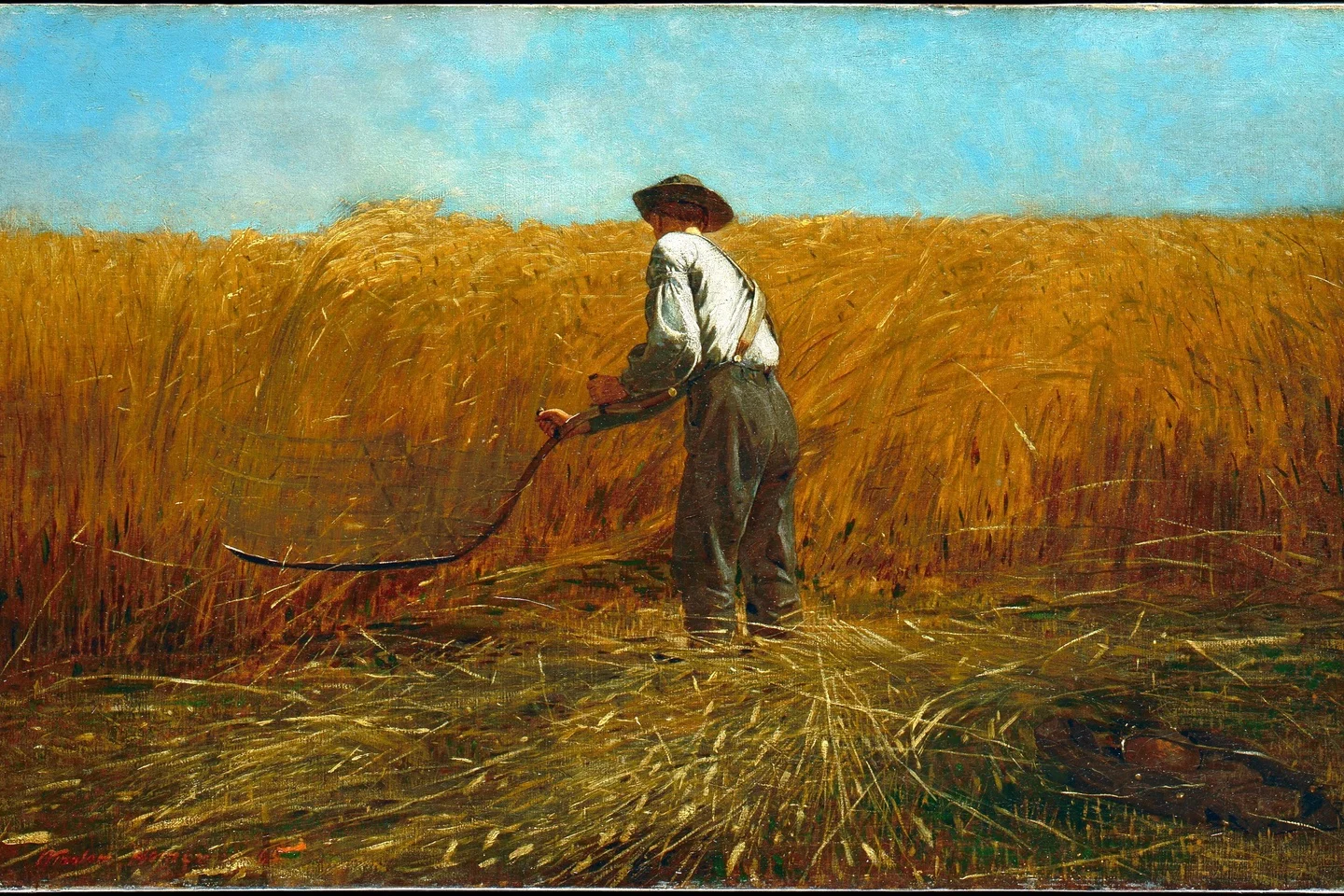 The Veteran in a New Field — Winslow Homer