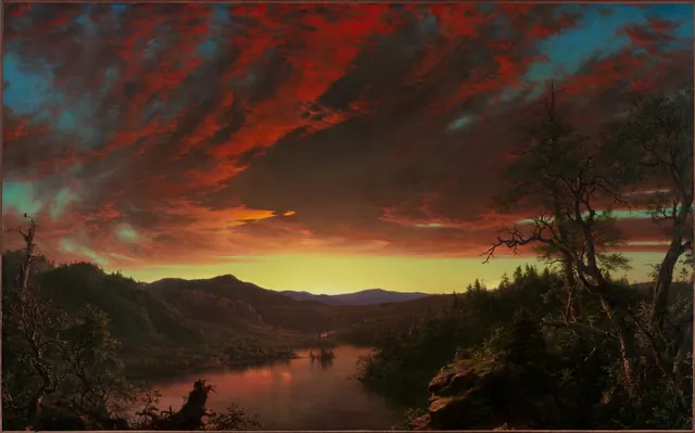 Twilight in the Wilderness — Frederic Edwin Church