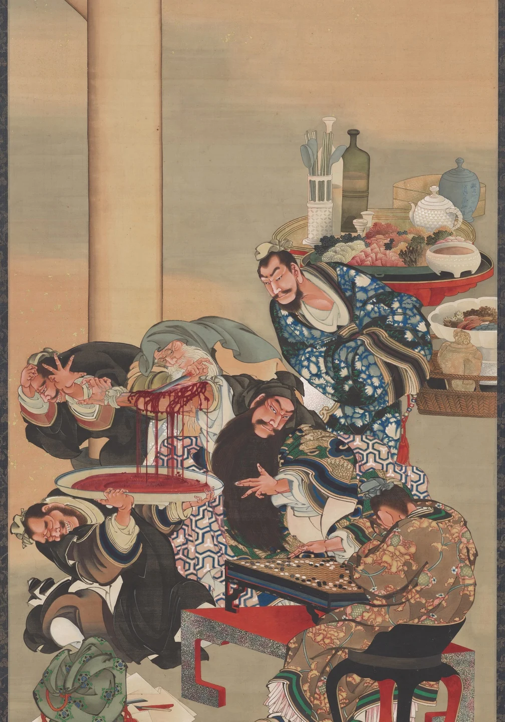 Operating on Guan Yu's Arm — Katsushika Ōi
