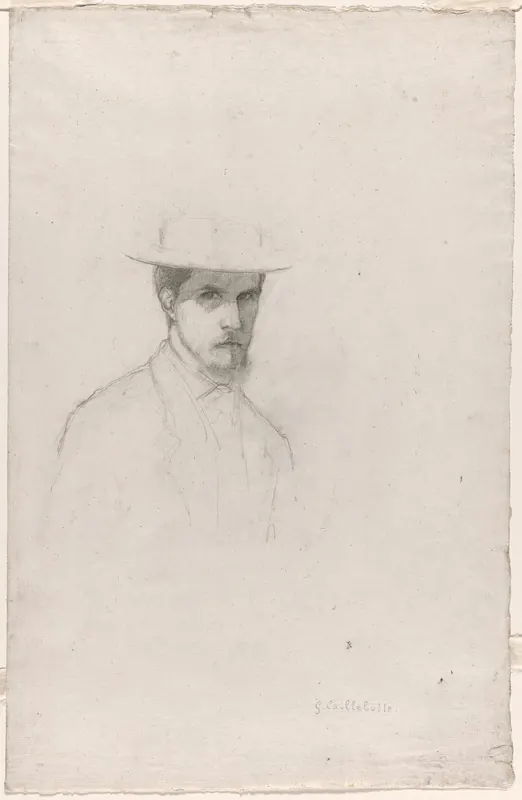 Self-Portrait with a Hat, about 1879.