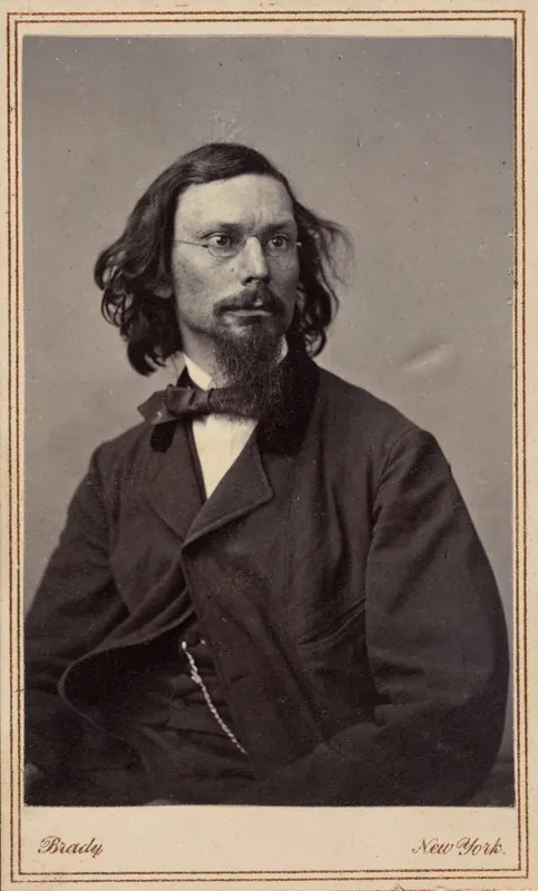 Mathew Brady. Photographic portrait, 1864–1865.