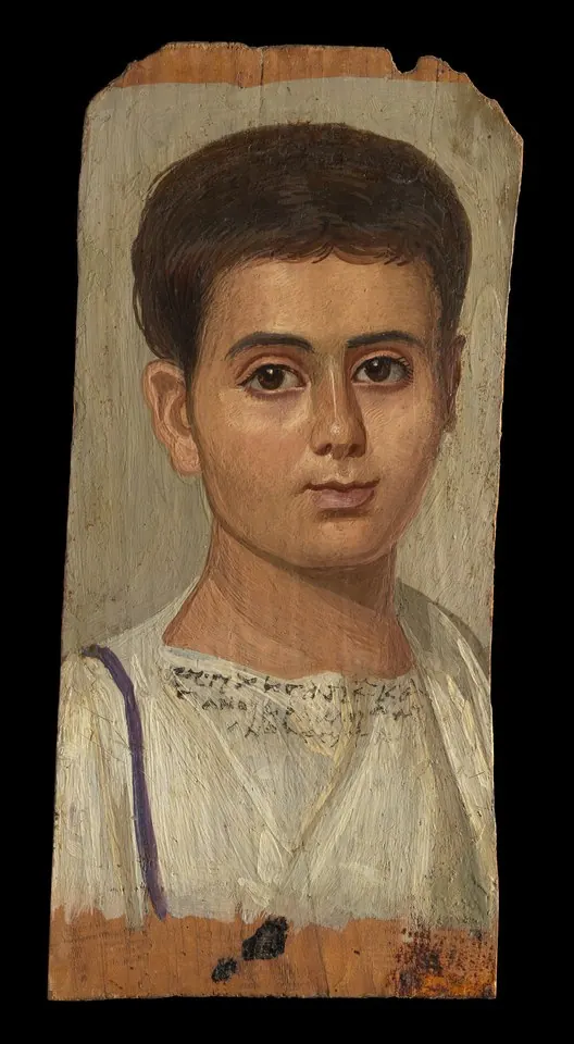 Portrait of the Boy Eutyches — Unidentified painters of Roman Egypt