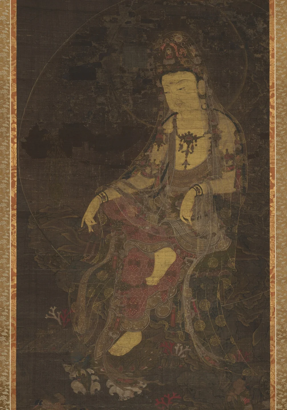 Water-moon Avalokiteshvara — Unidentified Korean painters