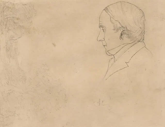 Фредерик Эдвин Чёрч. Портрет Коула, 1846.