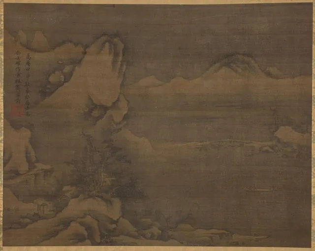 Snowscape with Figures — Kim Si