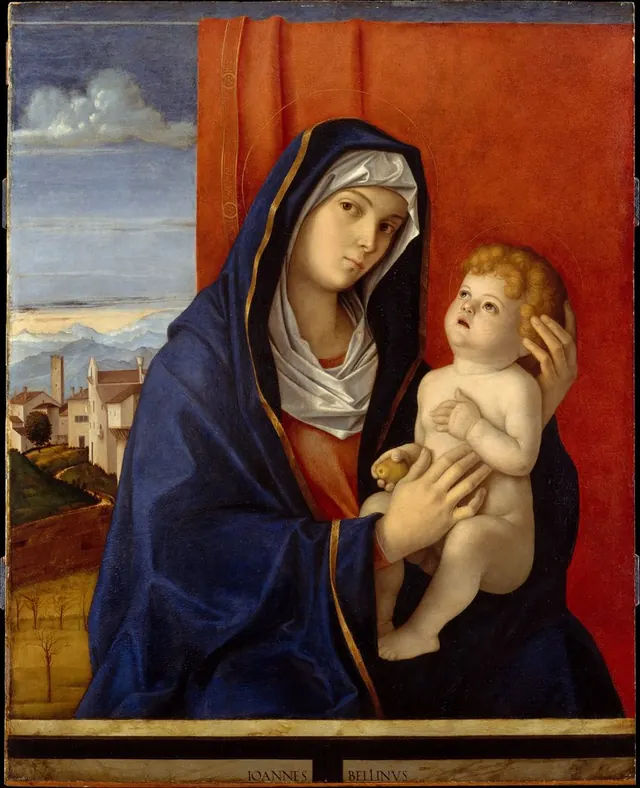 Detail of «Madonna and Child»