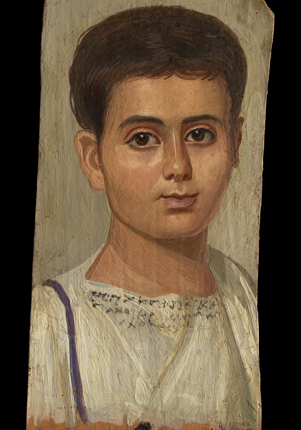 Portrait of the Boy Eutyches — Unidentified painters of Roman Egypt