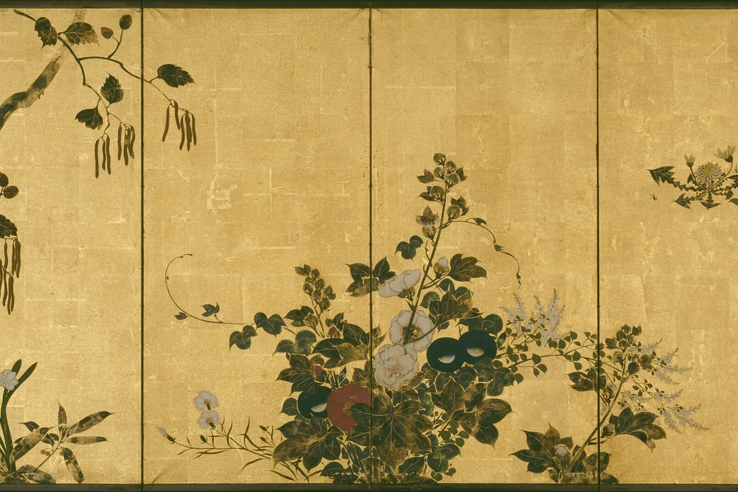 Flowers of Autumn and Winter — Suzuki Kiitsu