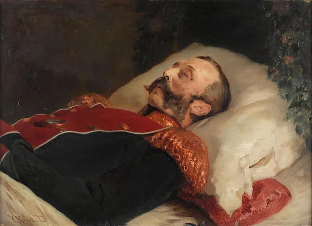 Александр II на смертном одре — Константин Маковский