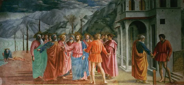 The Tribute Money — Masaccio