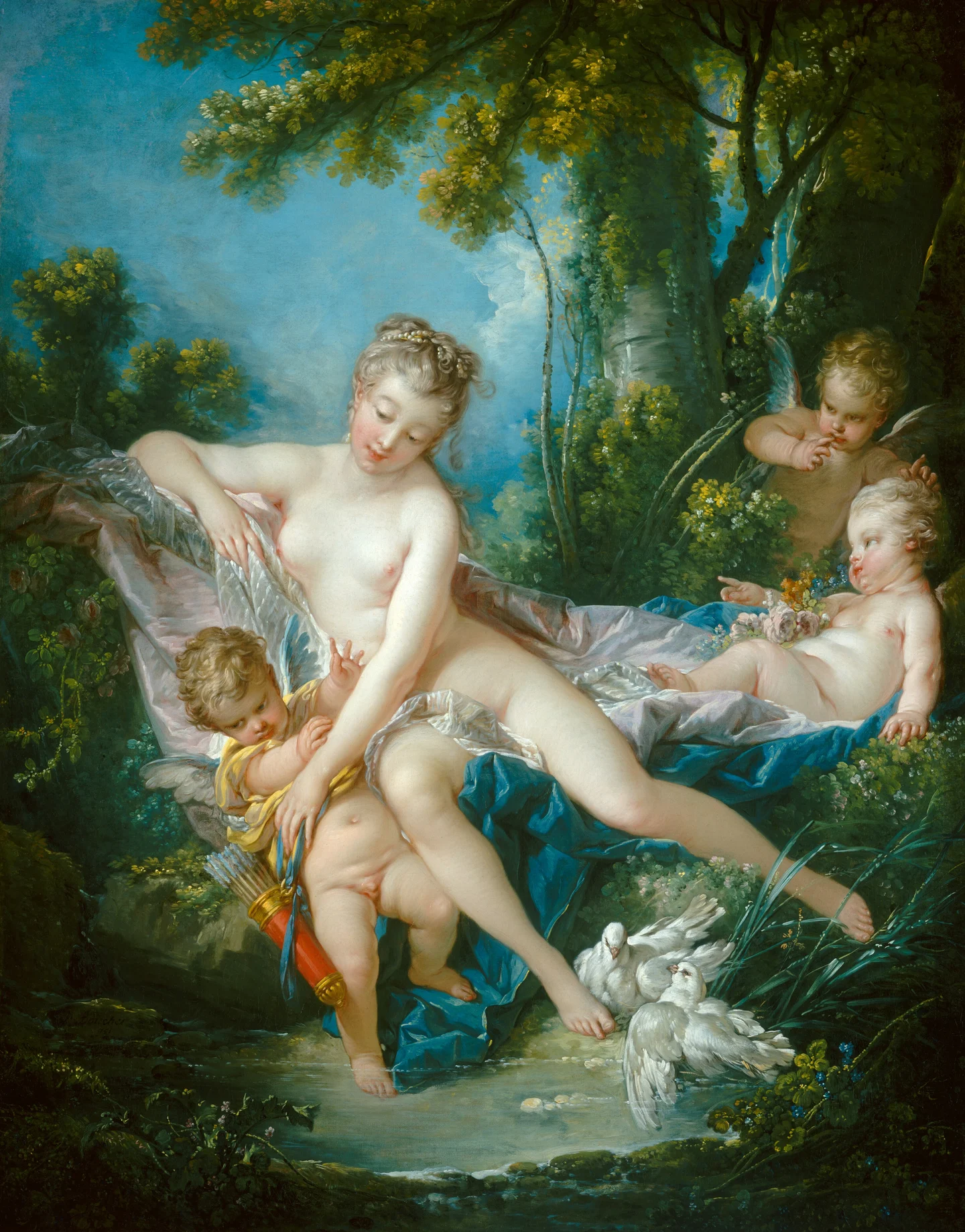 The Bath of Venus — François Boucher