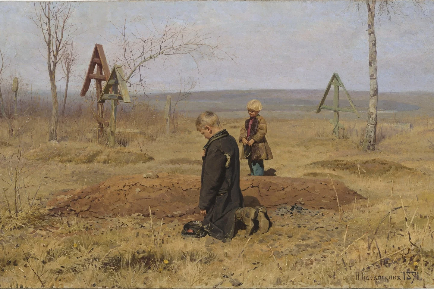 Осиротели — Николай Касаткин