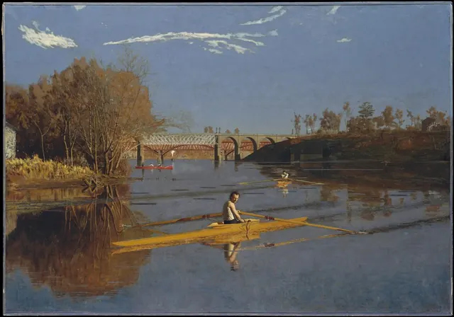 The Champion Single Sculls (Max Schmitt in a Single Scull) — Thomas Eakins