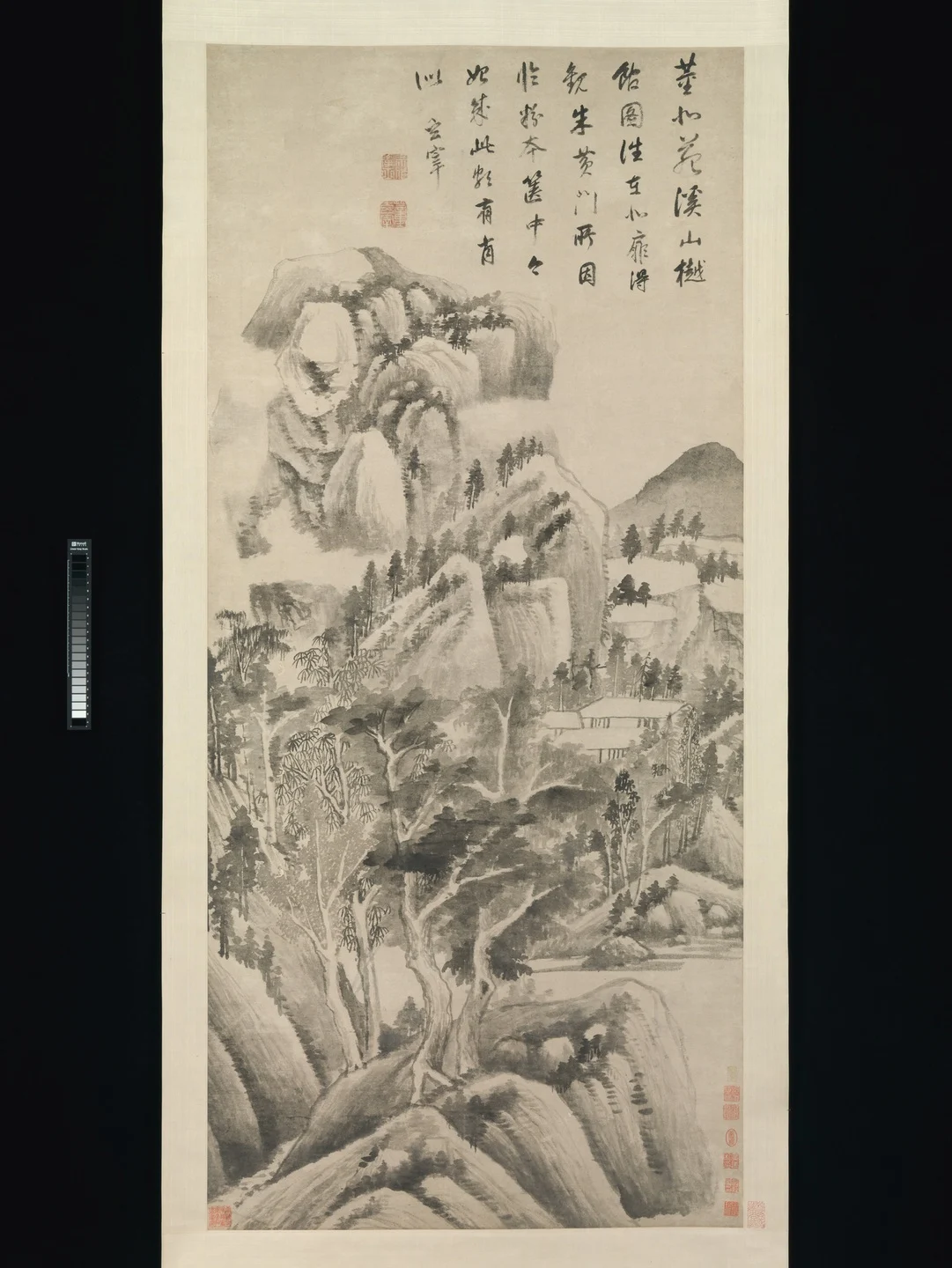 Shaded Dwellings among Streams and Mountains — Dong Qichang