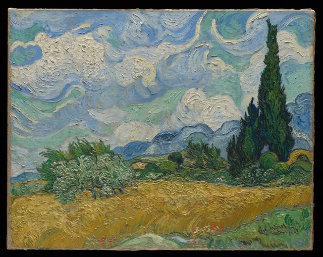 Wheat Field with Cypresses — Vincent van Gogh