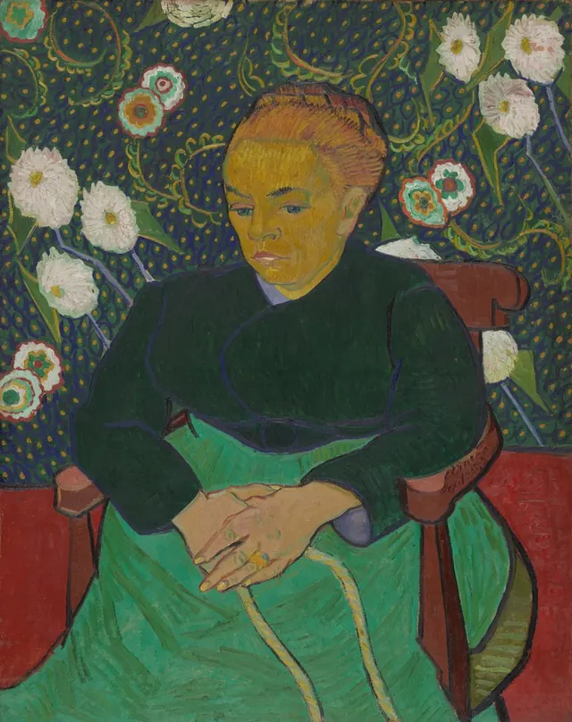 Madame Roulin Rocking the Cradle (La berceuse) — Vincent van Gogh
