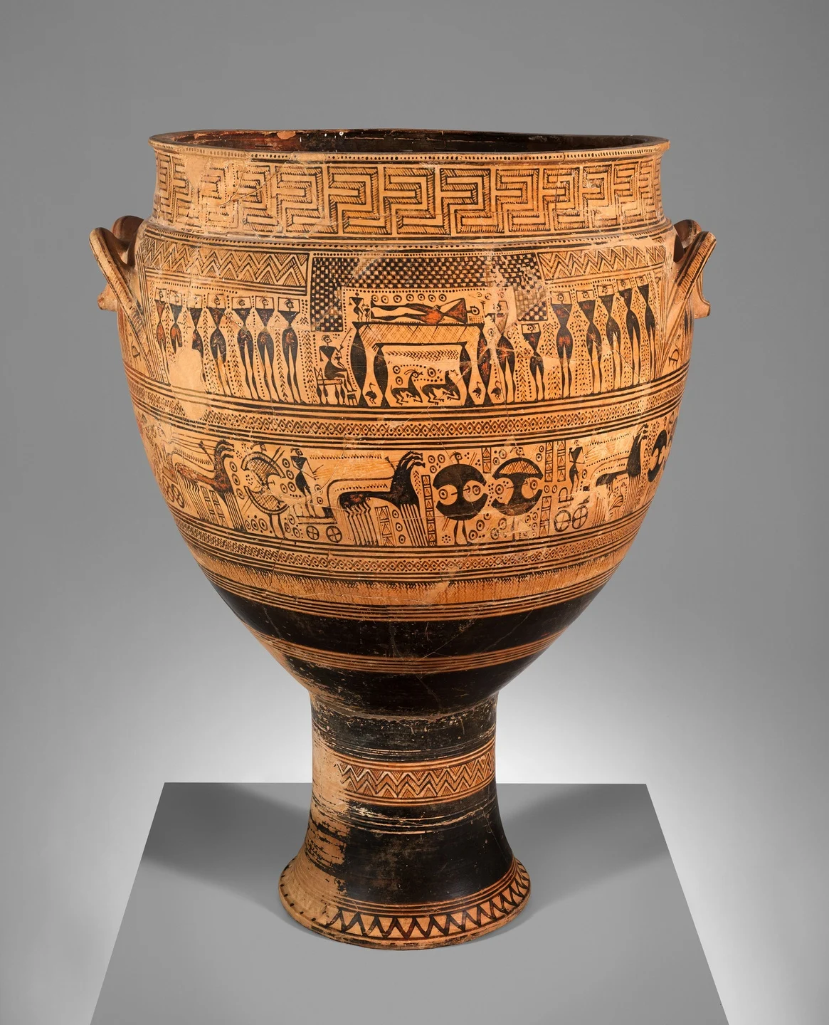 Terracotta krater — Attributed to Hirschfeld Workshop