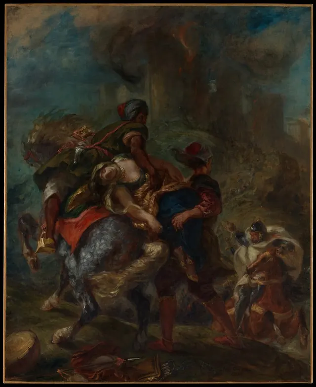 The Abduction of Rebecca — Eugène Delacroix