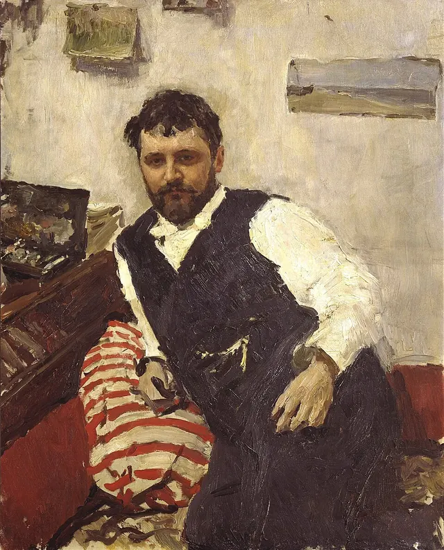 Valentin Serov. Portrait of Konstantin Korovin, 1891.