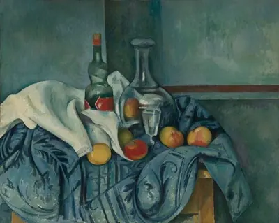The Peppermint Bottle — Paul Cezanne
